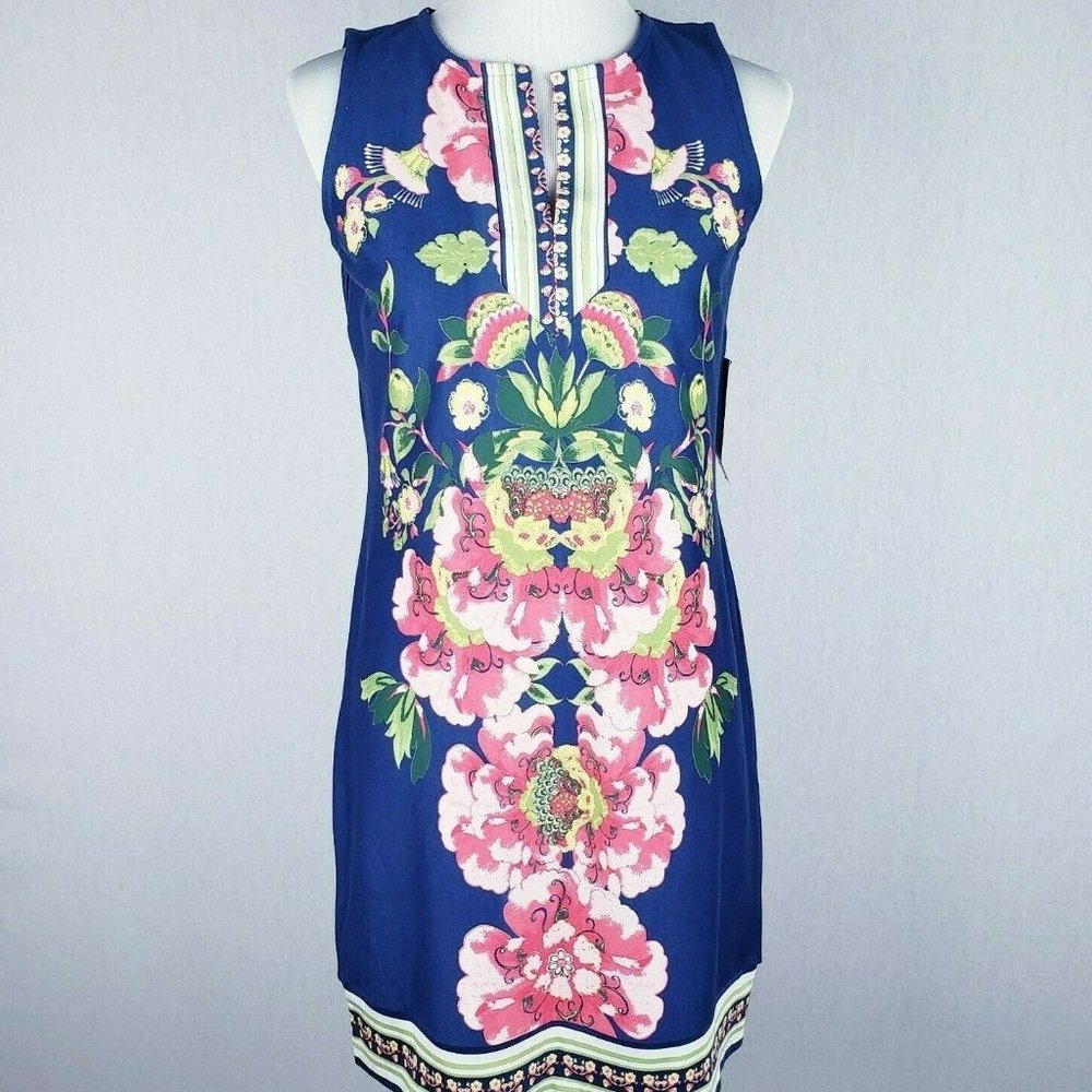 NY & C New York Floral Cotton Wedding Dressy Dress